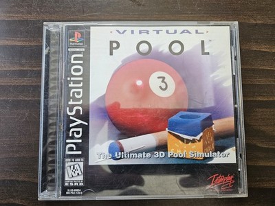 Virtual Pool (Sony PlayStation 1, 1996) Tested Working 