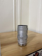 Sony Video Vintage Obiettivo TV Metallo VHS Fotocamera Messa a fuoco manuale Zoom