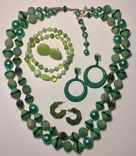 6-Piece St. Patrick's Day Mixed Jewelry Lot Green  Gold