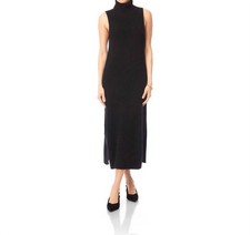 Karen Kane Sleeveless Turtleneck Sweater Dress Black