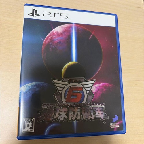 Earth Defense Force 6 PS5 Japanese Ver. No English Support Region Free EDF 6