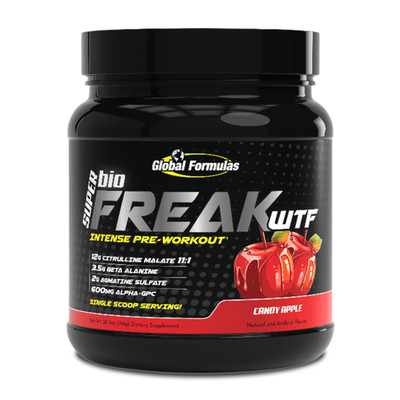 Global Formulas Super BioFREAK WTF - Energy, Focus & Pump Support - 25 Servings