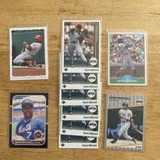 Kevin Mitchell 10 Card Lot Mets Reds Giants 
