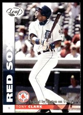 Tony Clark 2002 Leaf #24 Boston Red Sox MLB READ FREE SHIPPING AutographDen