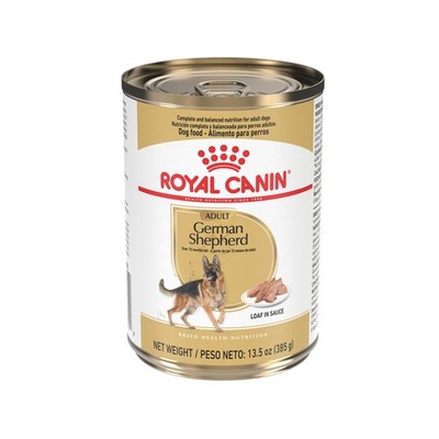 Royal Canin Breed Health Nutrition German Shepherd Adult Loaf in Sauce Dog Fo...