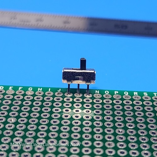 Mini DC Vertical Slide Switch On/Off SPDT 3Pin 2.54mm Knob Length 3mm - Bild 2 von 8