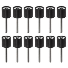 12pcs 1/2 Inch Sanding Drum Rubber Mandrels 1/8 inch Shank Sanding Sleeve Holder