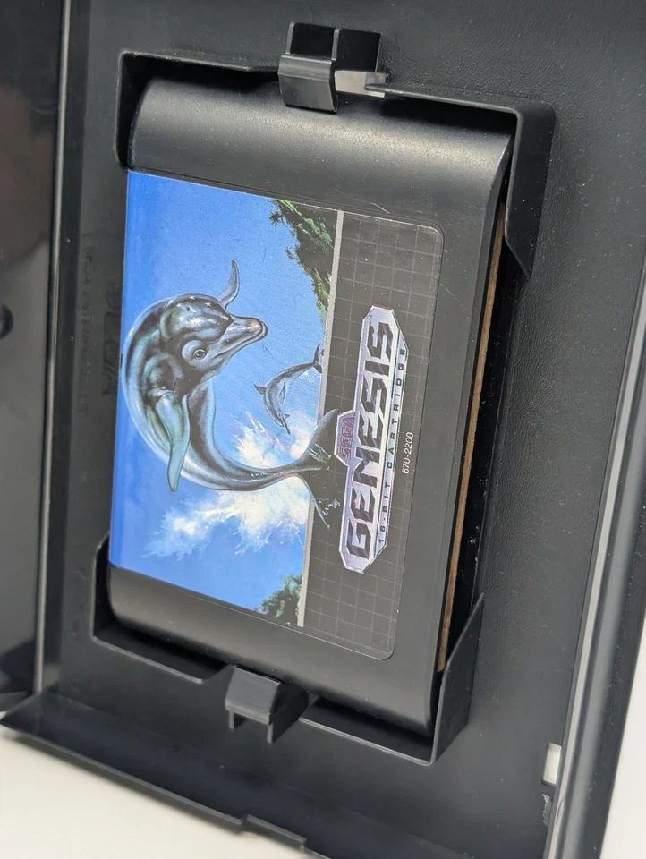 Ecco The Dolphin (Sega Genesis) - CIB Complete - Tested & Working - Image 4 of 4