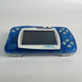Wonder Swan Color (WSC-001) - Crystal Blue Tested & Working, USED JAPAN Import