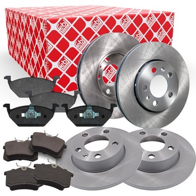 FEBI BREMSSCHEIBEN + BELÄGE VORNE + HINTEN HONDA CR V RE RM