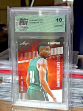 2019 Leaf HYPE! Giannis Antetokounmpo Limited Print Run