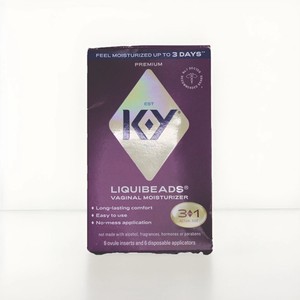 KY Lubribeads 3in1 - 6 ovule inserts and 6 applicators