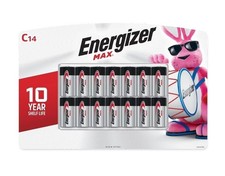 Energizer MAX C Cell Batteries Alkaline Batteries 14 Count 