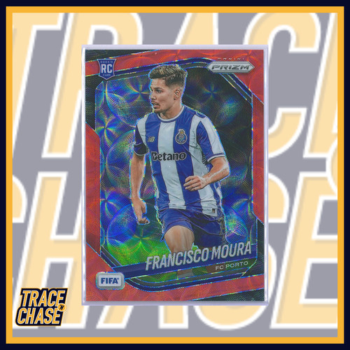 2025-26 Panini Prizm FIFA Soccer Francisco Moura Choice Red Prizm 23/88 #264 RC