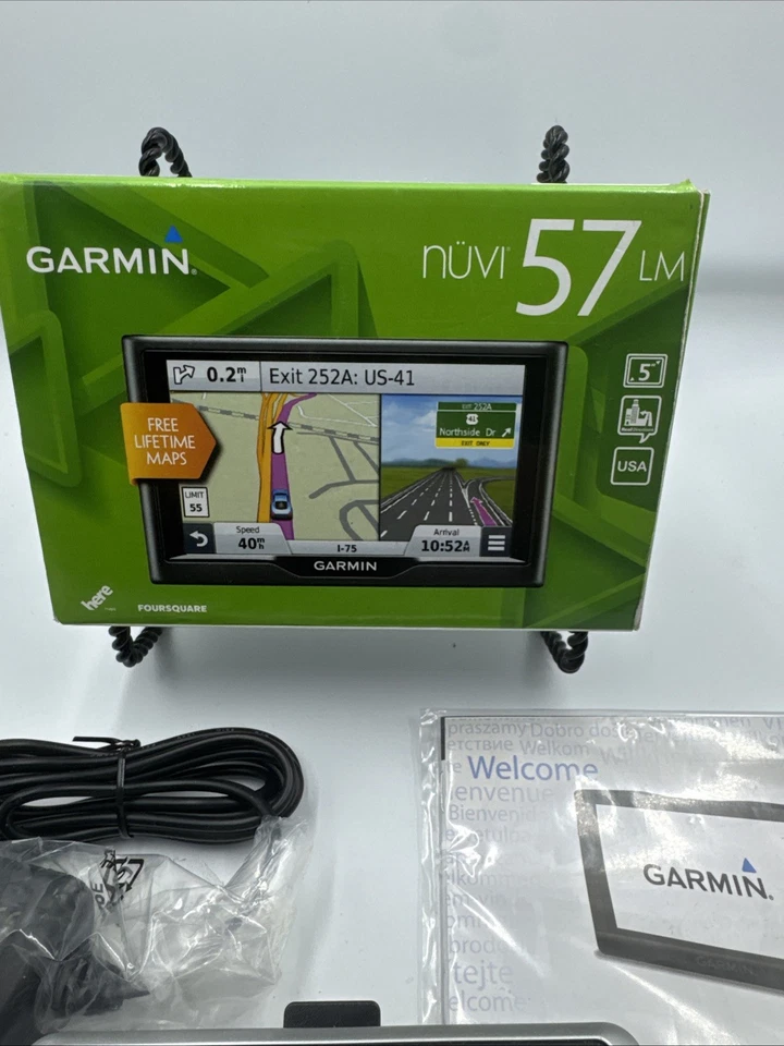 Garmin Nuvi 57LM Black Touchscreen 5-Inch GPS Navigator Bundle No Mount - Image 3 of 4