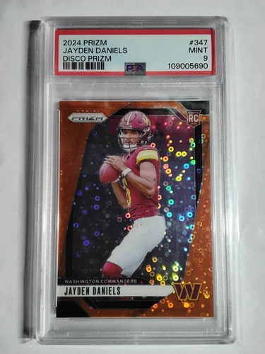 2024 Prizm Disco Jayden Daniels  (RC) PSA 9
