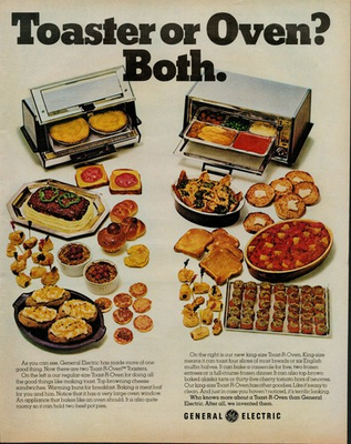#ad #ad 1972 General Electric#x27;s Toast R Oven Toasters Vintage Print Ad L22 $9.96
