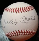 Mickey Mantle and Roger Maris - Signed Baseball - Beautiful High Quality Replica