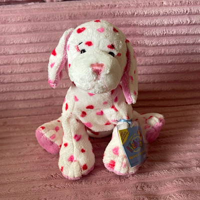 GANZ Webkinz Love Puppy Plush HM131 Sealed Code Tag Retired 2007