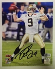Drew Brees Signed 8x10 Photo New Orleans Saints Beckett Auto Purdue Football