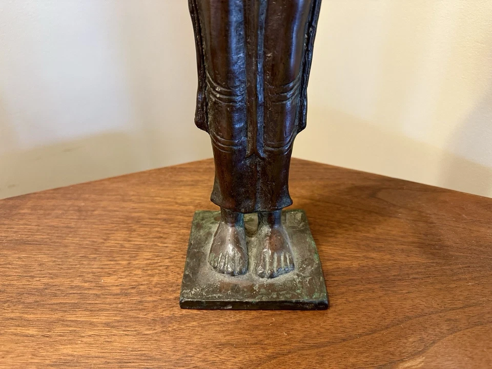 Espectacular estatua de bodhisattva birmano del siglo XVIII Foto 4 de 4