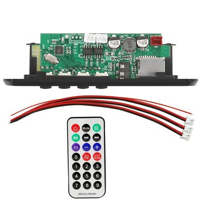 Wireless Bluetooth 5.0 12V 2*25W MP3 WMA Decoder Board Car Audio USB TF FM N