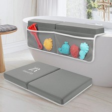 Bath Kneeler and Elbow Rest Pad Set - 2-Inch Thick Comfortable Baby Bath Knee...