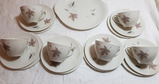 Royal Doulton - Tumbling Leaves -19 piece vintage Teaset -