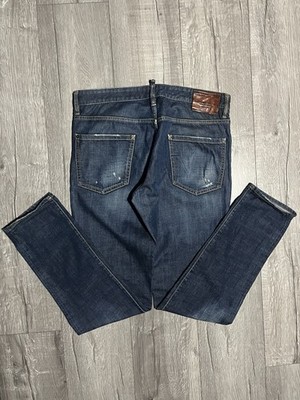 DSQUARED2 Cool guy Distressed Slim Rick Owens Type Designer Jeans Size 50 (34)