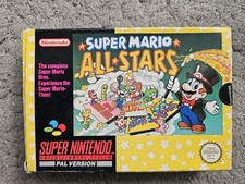 Super Mario All-Stars Nintendo SNES PAL Boxed With Manual UKV Sealed One End