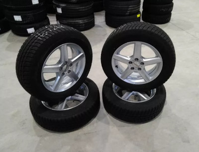 Winteradsatz Winterräder M+S 185/65R15 88T Polo Ibiza Fabia Alu Dezent TY 7,7mm