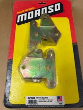 Moroso 62500 Short 2-18 Tall Solid Steel Motor Mounts - Small Block Chevy Sbc