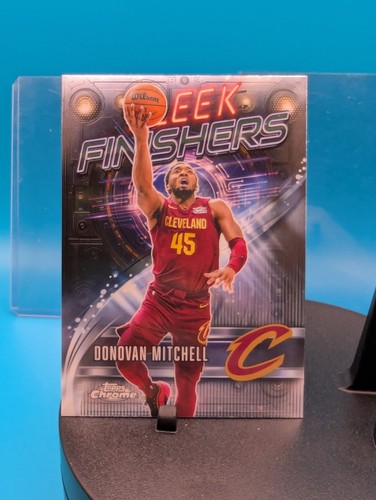 Donovan Mitchell #SF-7 2025 Topps Chrome Sleek Finishers card