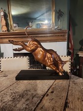 Large Bull Bronze Sculpture