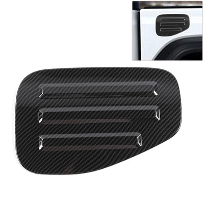    Filler Fuel Tank Gas Cap Cover Decor Trim For Jeep Gladiator Jt 2018+ Carbon