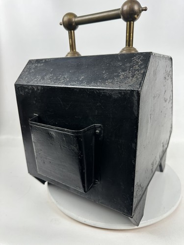 Vintage Antik Kamin Kohle Rußkasten Metall Viktorianisch - Bild 11 von 15