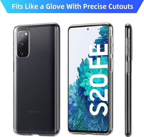 Housse pour Samsung Galaxy S20 FE silicone protection housse de téléphone portable TPU sac clair mince - Photo 4 sur 6