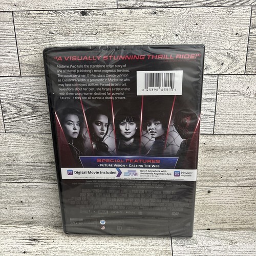 New! Marvel MADAME WEB DVD + DIGITAL Dakota Johnson Sealed Ships FREE - Foto 5 di 6