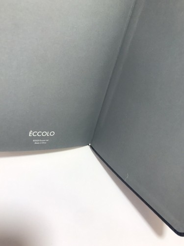 Eccolo Black Not By My Strength But His Religious Journal Notebook with Bookmark - Picture 7 of 9
