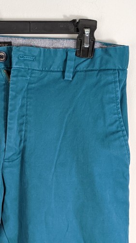 Banana Republic Men's Fulton Skinny Chino Pants 32x32 Baltic Blue Stretch - 第 12/24 張圖片