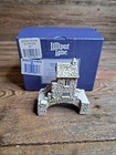 Lilliput Lane Bridge House In Winter" Cottage Figurine With Box Signed