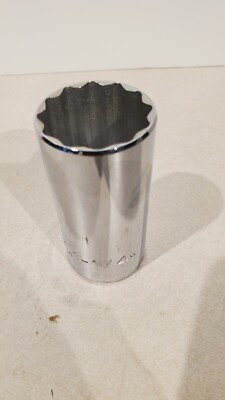 Proto 5340 1 1/4 inch Deep Socket, 12 Point, Chrome