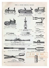 Theo Koch (1903) Barbershop Curling Iron Accessories Advert * Frame Worthy Art