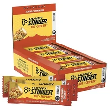 Honey Stinger Nut and Seed Bar - Almond/Pumpkin, Box of 12 exp 05/2025