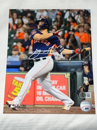 Yainer Diaz Astros Autographed Signed 8x10 Beckett Witness Holo - Picture 1 of 1