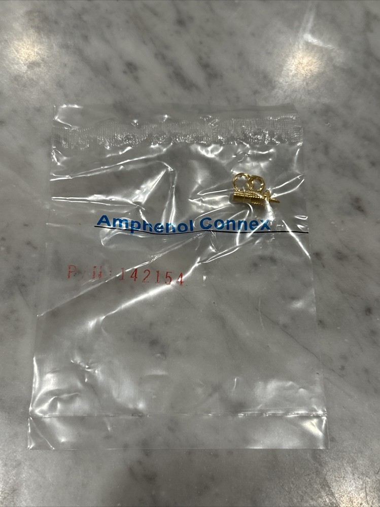 Amphenol SMB Bulkhead Receptacle Jack 50 Ohm P/N 142154