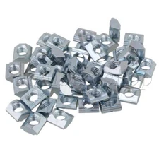 50PCS 20 Series Metric Carbon Slot T- M6 Sliding Drop in  Fasten
