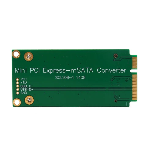 mSATA SSD to SATA Mini PCIe SSD adapter card for Asus EPCS101 900A 9-Z0