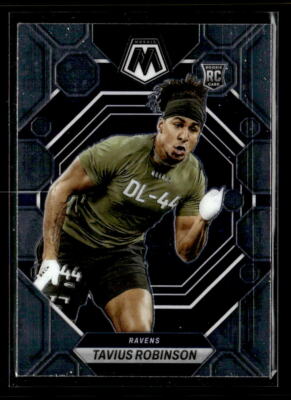 Tavius Robinson 2023 Panini Mosaic #365 Rookie Baltimore Ravens