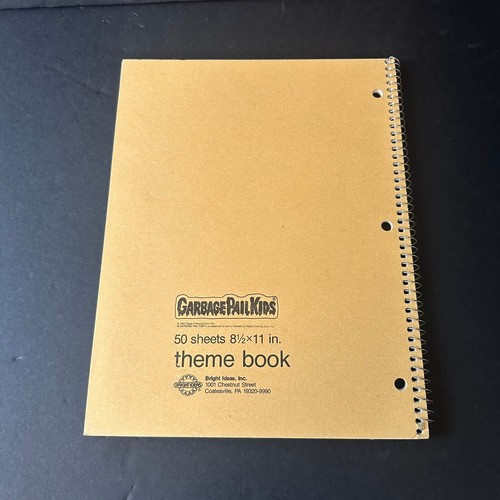 Cuaderno temático Topps Garbage Pail 1985 para niños Stinky Stan espiral de 3 agujeros - Imagen 2 de 3